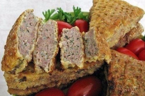 Треугольные котлетки. Ингредиенты: 04 Треугольные котлетки. Ингредиенты: 04