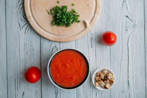 Холодный суп гаспачо. 04