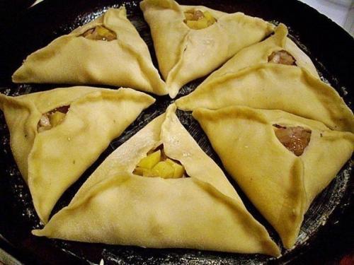 Эчпочмак.  Ингредиенты:  - Кефир. 04