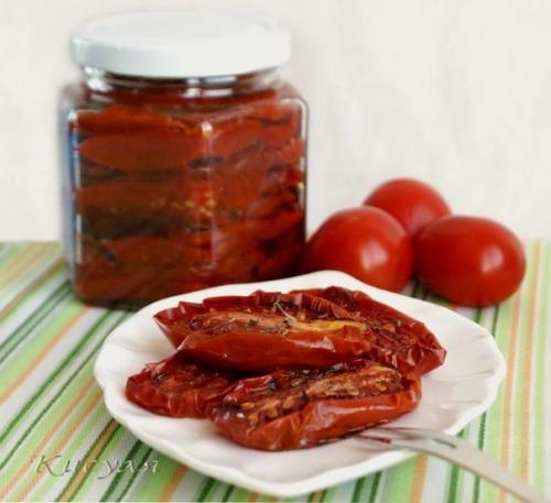 Безумно вкусные вяленые помидоры. Безумно вкусные вяленые помидоры.