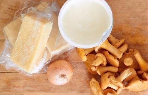 Пирог с грибами, сметаной и сыром. 01 Пирог с грибами, сметаной и сыром. 01