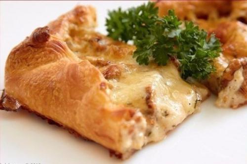 Пирог с грибами, сметаной и сыром. 07 Пирог с грибами, сметаной и сыром. 07