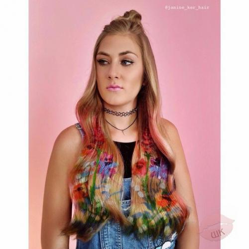 Граффити на волосах - новый тренд! 08