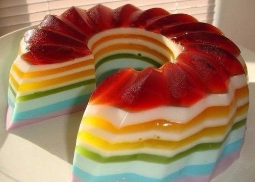 Желе. Разноцветное желе - что может быть красивее!
