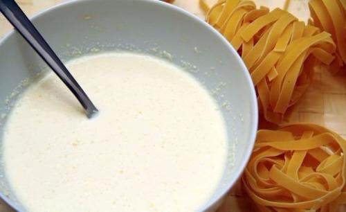 Тальятелле с ветчиной и сливочным соусом. 01 Тальятелле с ветчиной и сливочным соусом. 01