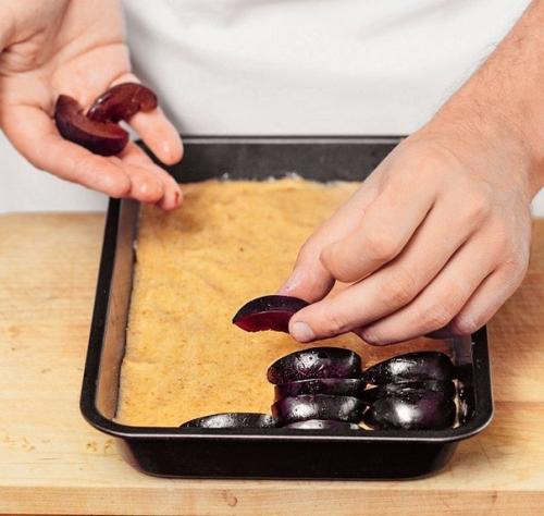 Миндальный пирог со сливами. 03 Миндальный пирог со сливами. 03