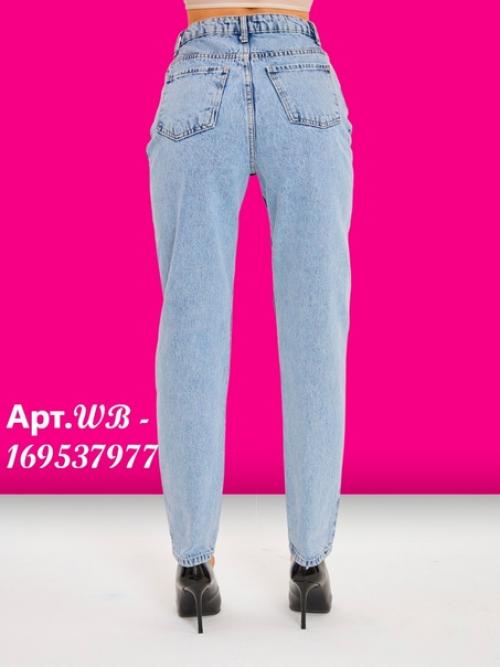 Mario Bankovskiy представляет шикарные голубые джинсы мом, ставшие бестселлером, из плотного турецкого денима, содержащего 100% хлопок! 04