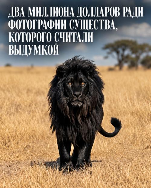 Десять лет искали чёрного Льва.  