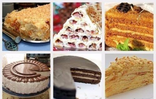 Топ - 6 рецептов самых популярных тортов.
