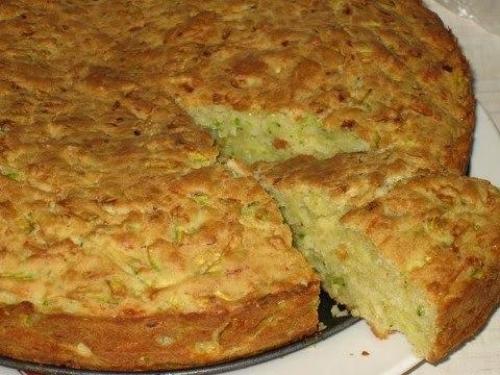 Пирог из кабачков.