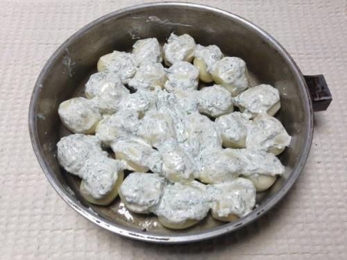 Молодой картофель под сметанным соусом. 05 Молодой картофель под сметанным соусом. 05