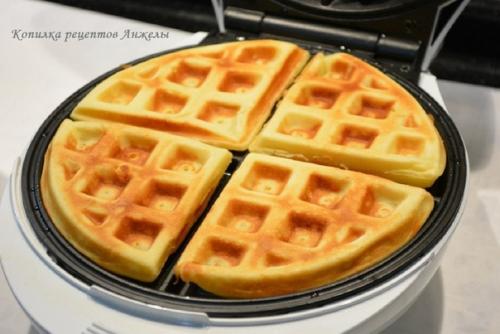 Бельгийские вафли. Мягкие, воздушные, сладкие, с хрустящей корочкой. 02 Бельгийские вафли. Мягкие, воздушные, сладкие, с хрустящей корочкой. 02