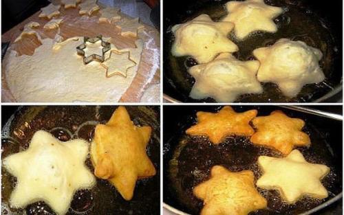 Пышки по-быстрому.  Готовятся пышки быстро, пекутся молниеносно и также быстро тают во рту.