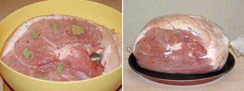 Домашняя буженина.  Самый лучший способ вкусное домашнее мясо приготовить.