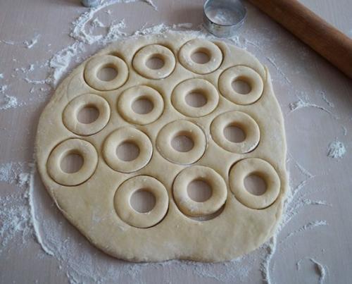 Нежные пончики без дрожжей. 01