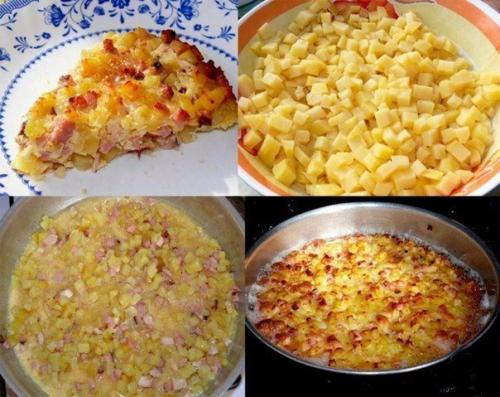 Быстрая запеканка.  Ингредиенты: