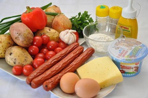 Картофельная пицца на сковороде. 01