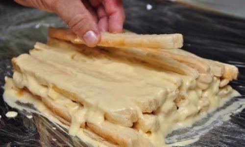 Очень вкусный торт Слоеное Полено. 03