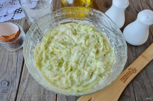 Быстрые оладьи из кабачков. 05 Быстрые оладьи из кабачков. 05