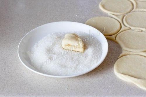 Творожное печенье Уголки. 06