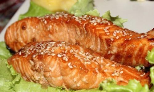 Семга с соево - медовом соусе? Семга с соево - медовом соусе?