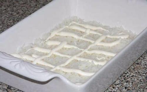 Рецепт салата Мимоза. 02