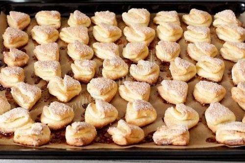 Творожное печенье Уголки. 08