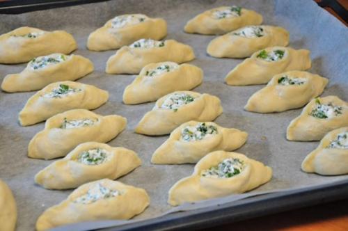 Погача (восточные пирожки) с сыром Фета. 07 Погача (восточные пирожки) с сыром Фета. 07