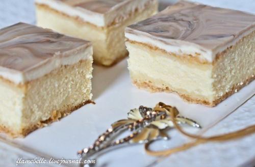 Пирожное Королевский Мрамор, или улучшенная венгерская ватрушка.