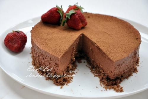 Трюфельный торт.   Он что можно сказать про такой торт волшебный! 01