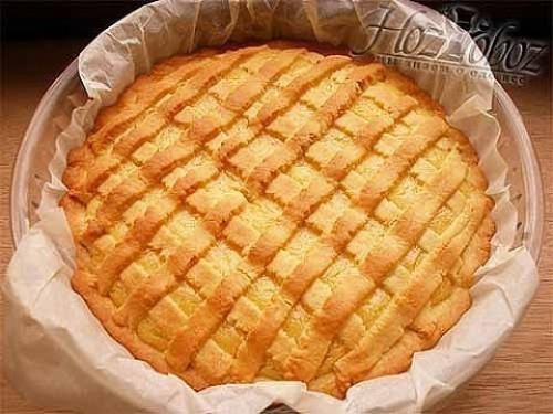 Песочный лимонный пирог.