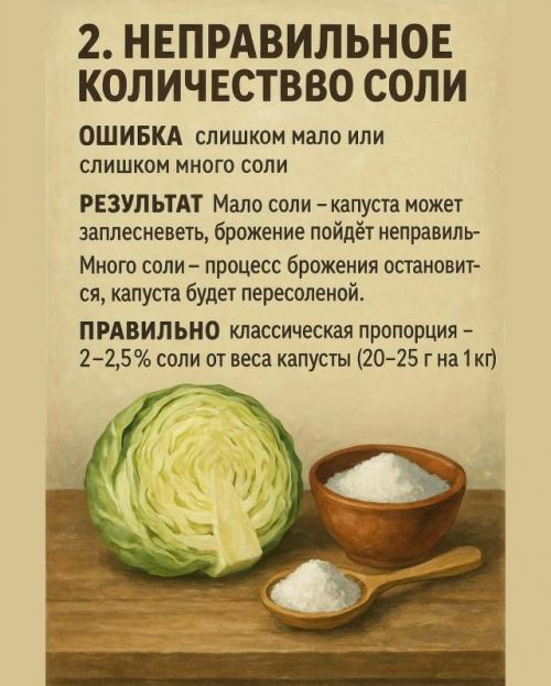 Почему капуста получается мягкой, горчит или не Идёт? 01