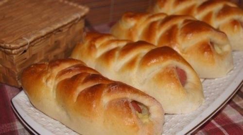 Сосиска с картофелем в тесте. 05 Сосиска с картофелем в тесте. 05