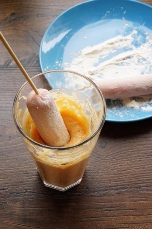 Корн - дог (или сосиска в тесте). 03 Корн - дог (или сосиска в тесте). 03