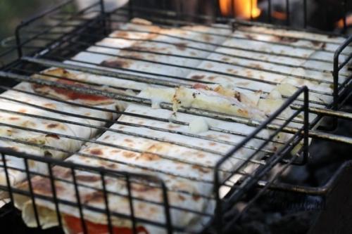 Пицца маргарита на гриле. 06