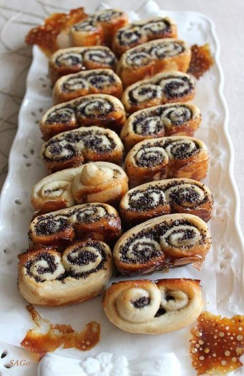 Маковые завитки. Ингредиенты: Маковые завитки. Ингредиенты: