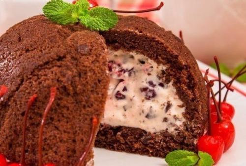 Торт Цукотто. Торт получился очень - очень вкусный. 01 Торт Цукотто. Торт получился очень - очень вкусный. 01