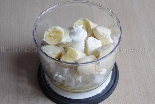 Сырники из творога с бананом. 02