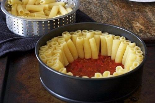 Паста - пирог.  Ингредиенты: 03