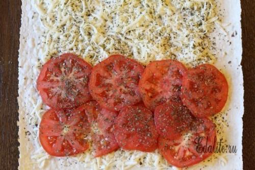 Пицца маргарита на гриле. 02