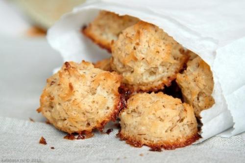 Кокосовое печенье без муки, жира и яиц!