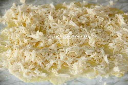 Вкусный куриный суп с сырными рулетиками. 02