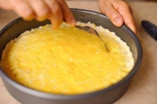 Очень нежный лимонный пирог. 08