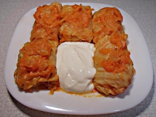 Голубцы из пекинской капусты.