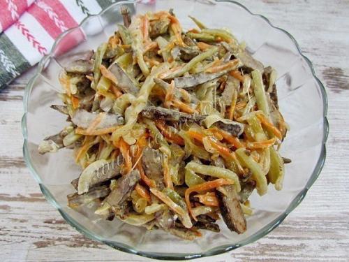 Салат из говяжьей печени. 08 Салат из говяжьей печени. 08