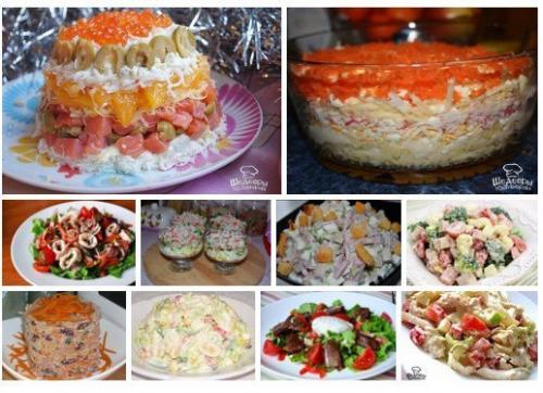 Салатики к новому 2017 году: топ - 10 лучших идей?