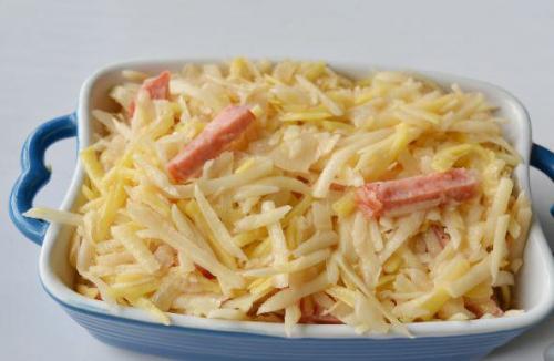 Мядзведзь (белорусская картофельная запеканка). 02