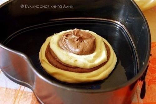 Пирог зебра.  Ингредиенты: 03