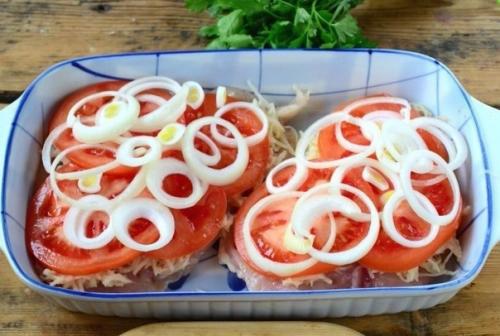 Куриная грудка в шубке под сыром. 04