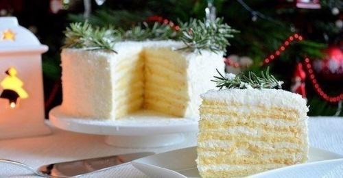 Торт кокосовое наслаждение. 01